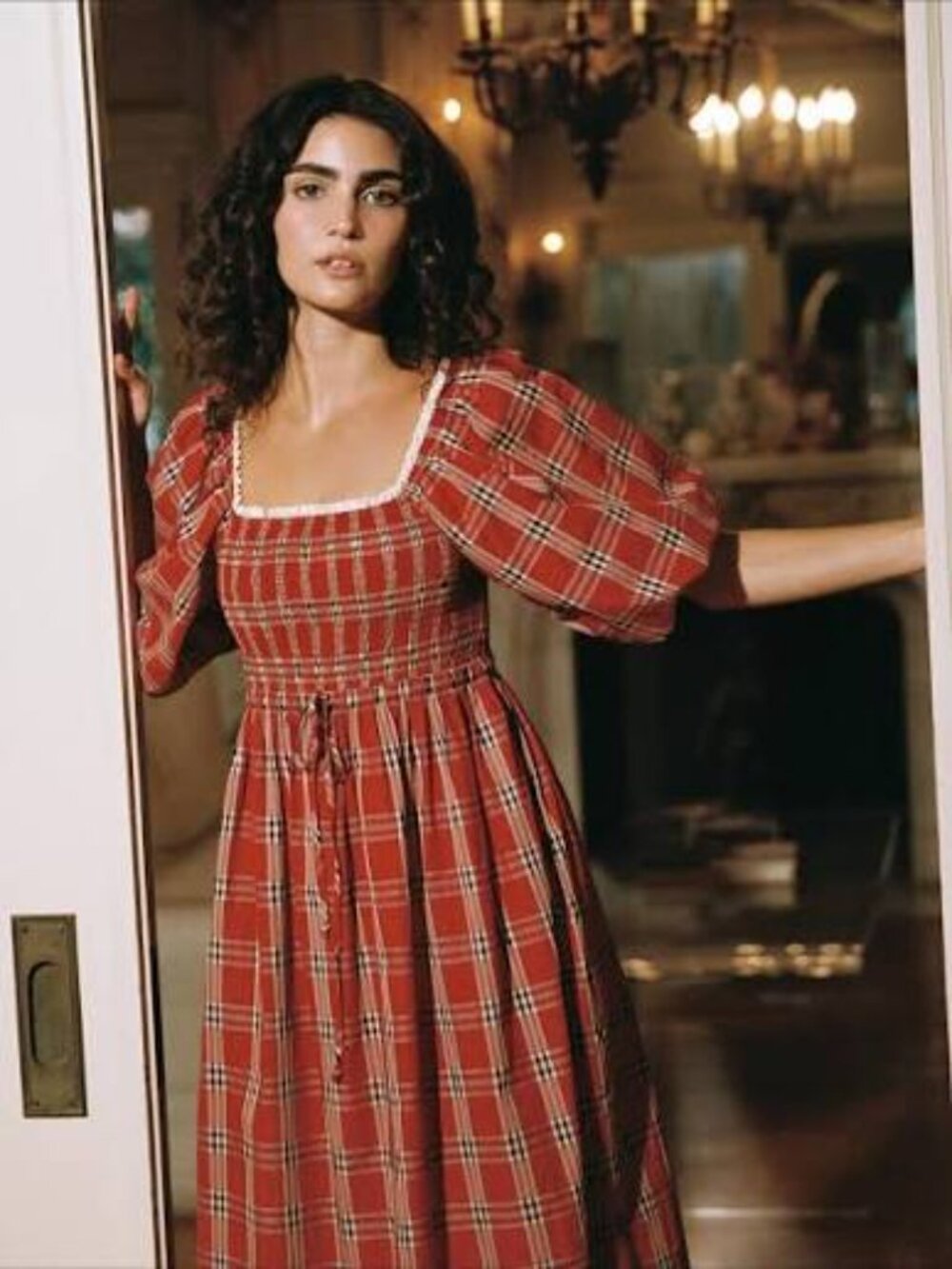 The Katrina Dress | Holiday Plaid - Picture 3 of 10